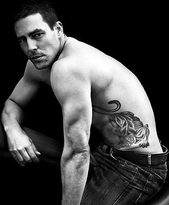 Mitchell Johnson Rib Tattoos